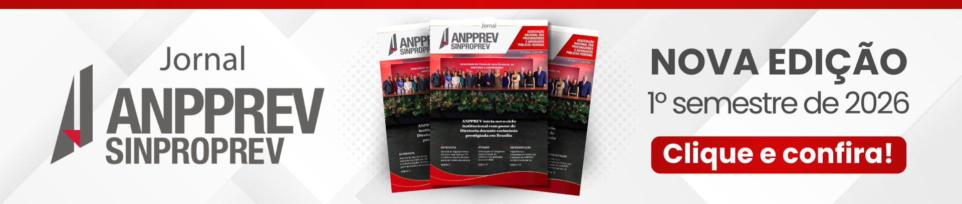 BANNER Nova edição do Jornal ANPPREV destaca atuação no primeiro semestre de 2026
