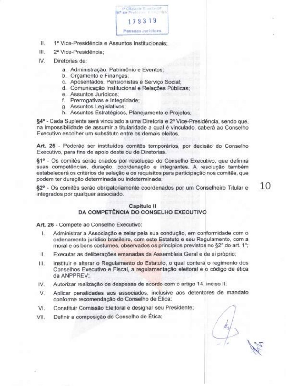 Estatuto da ANPPREV — página 10 de 21