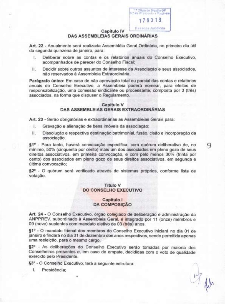 Estatuto da ANPPREV — página 9 de 21