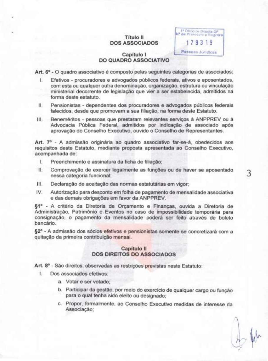 Estatuto da ANPPREV — página 3 de 21